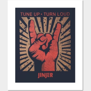 Tune up . Turn Loud Jinjer Posters and Art